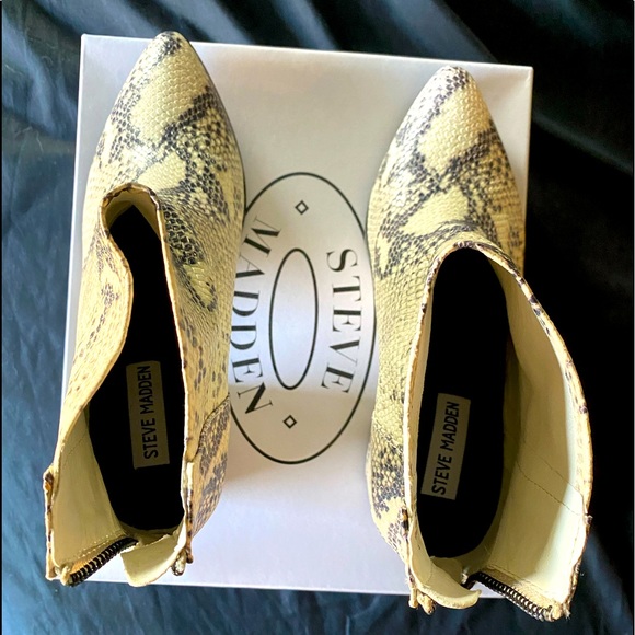 Steve Madden Snake Ankle Boots - Picture 3 of 3